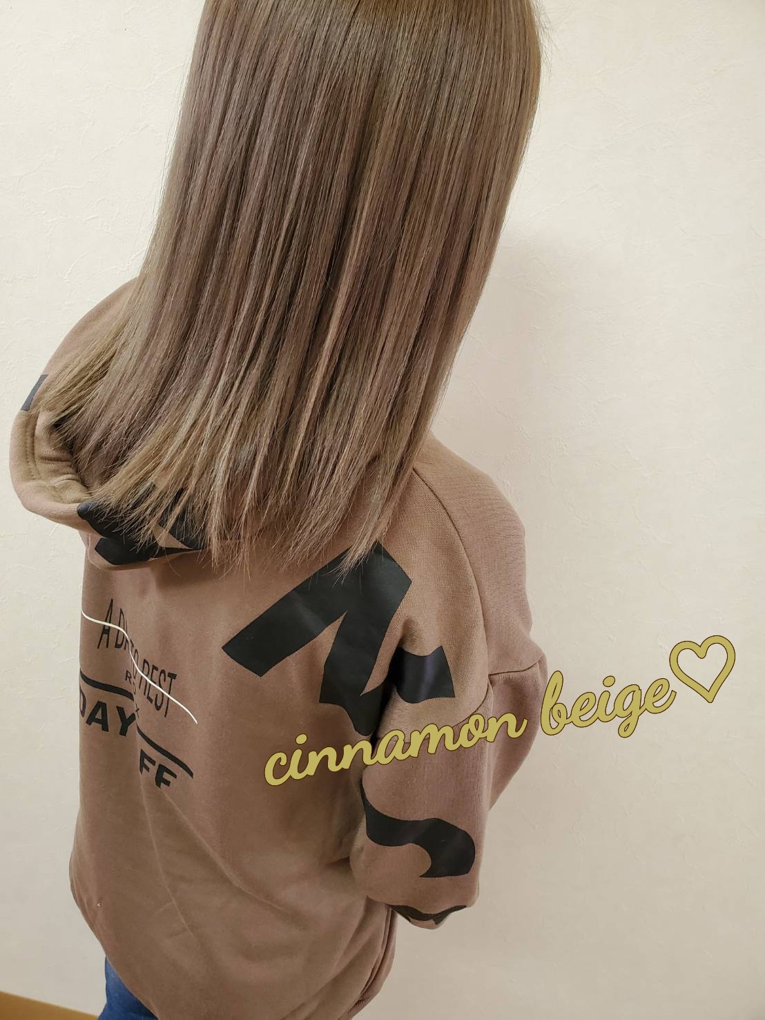 シナモンベージュ 岡谷市美容室hair Make Ciel シエル